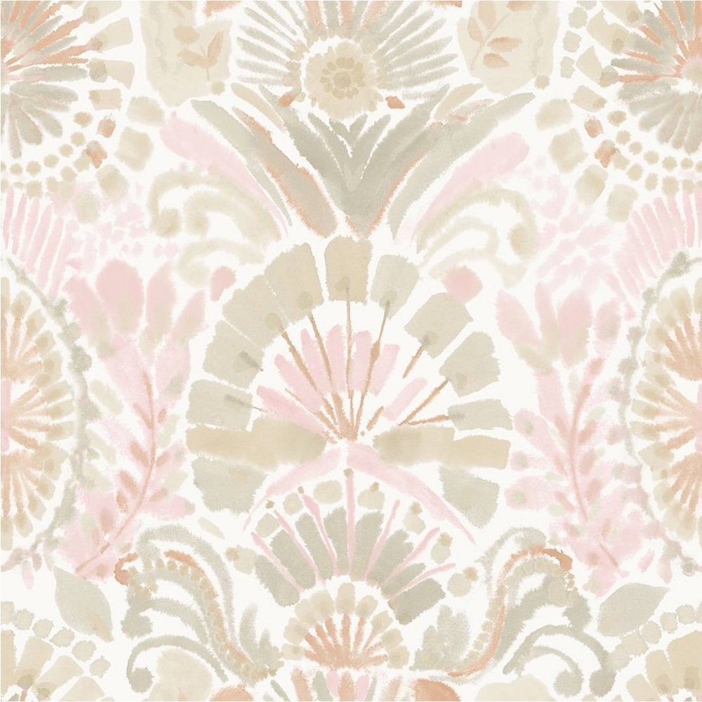 Tempaper & Co.“Bohemia Wandering Rose” Peel & Stick Wallpaper,Damask Pattern